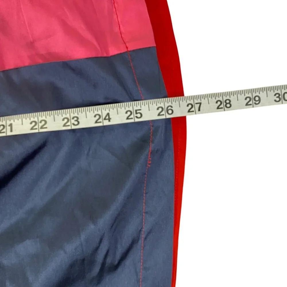 Frances Valentine Barbara Gathered Colorblock Midi Skirt | XL | Lined - Picture 13 of 13